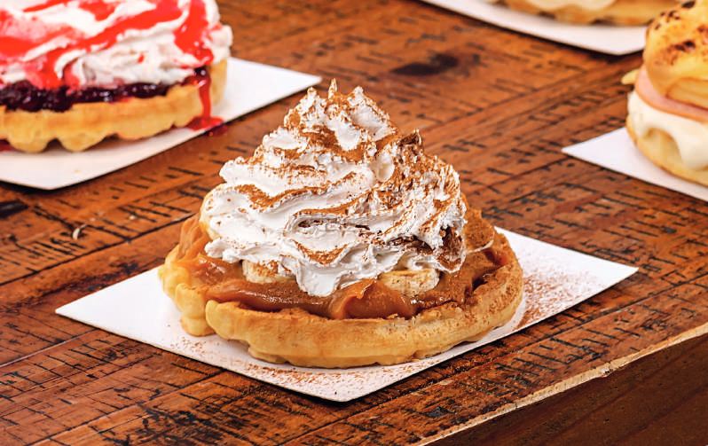 Waffle banoffee